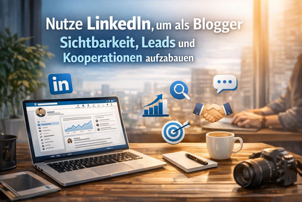 Wir zeigen dir praxisnahe Strategien, mit denen du LinkedIn als Blogger gezielt für Reichweite, Engagement und Leadgenerierung einsetzt. Dabei erklären wir Zielgruppen, passende Formate und Routinen sowie Wege, Kooperationen professionell aufzubauen.