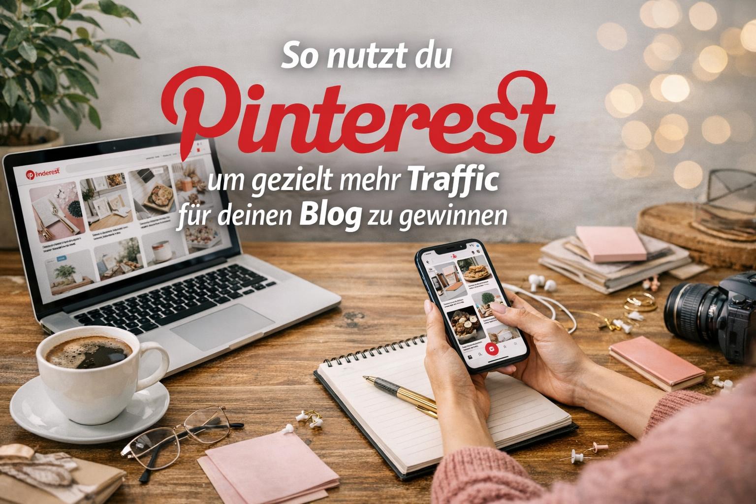 Wir erklären praxisnah, wie du Pinterest als nachhaltigen Kanal für deinen Blog aufbaust – von Profiloptimierung bis zur Pin-Strategie. Mit klaren Checklisten, Messgrößen und sofort umsetzbaren Vorlagen helfen wir dir, Reichweite zu erhöhen und Traffic zuverlässig zu messen.