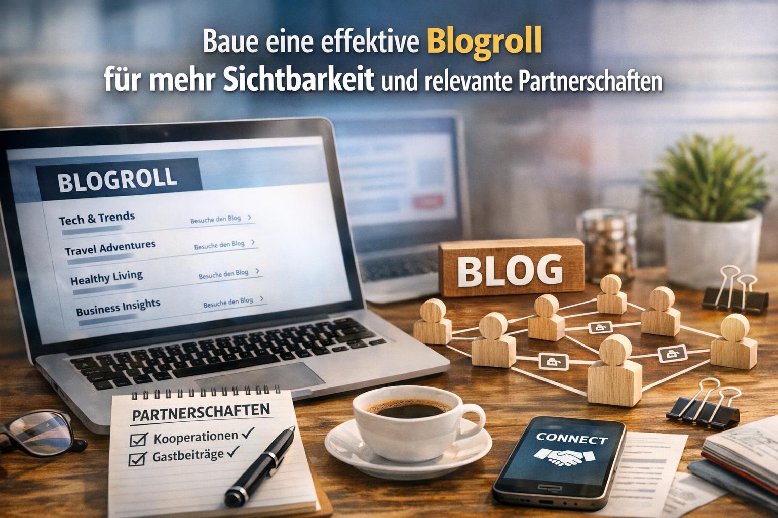 Wir erklären verständlich, wie du eine Blogroll strategisch aufbaust und technisch umsetzt, damit sie die Sichtbarkeit und Reichweite deiner Seite erhöht. Wir geben praxisnahe Auswahlkriterien, Pflegeempfehlungen und Hinweise zu Kooperationen, Kennzeichnungspflichten und SEO.