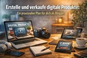 Wir geben dir einen klaren Fahrplan, um von der Produktidee über die Erstellung bis zum Verkauf und zur Skalierung digitale Produkte profitabel zu machen. Dabei konzentrieren wir uns auf praktische Schritte zu Zielgruppenanalyse, Preisgestaltung, Funnel-Aufbau und rechtlicher Absicherung.