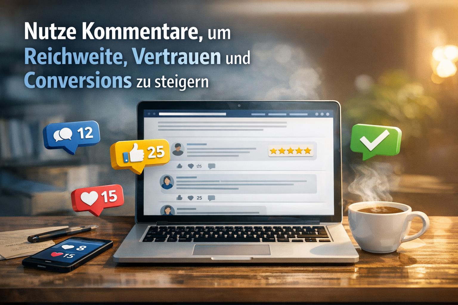 Wir erklären, warum Kommentare mehr sind als Feedback und wie du sie gezielt für Reichweite, Vertrauen und Conversion nutzen kannst. Mit klaren Zielen, moderierten Prozessen und messbaren Kennzahlen geben wir konkrete Maßnahmen an die Hand, um Diskussionen zu fördern und Community sowie Content nachhaltig zu stärken.