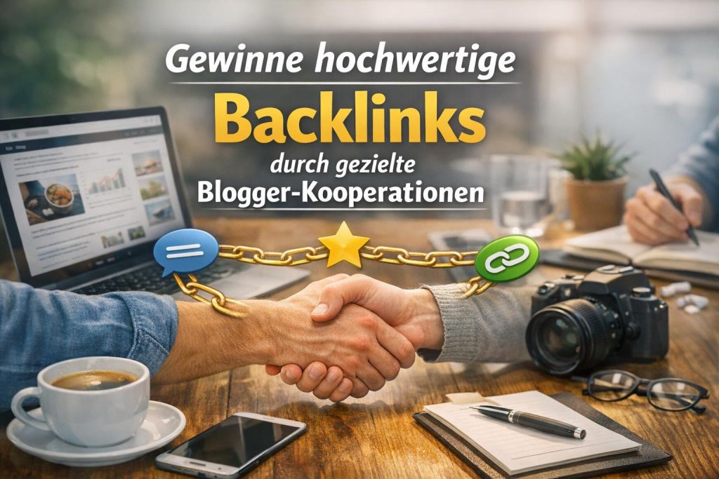 Wir erklären, wie du mit passenden Blogger-Kooperationen nachhaltige, hochwertige Backlinks aufbaust und dabei Traffic, Branding und SEO-Ziele bedienst. Dabei geben wir praxisnahe Schritte zu Auswahl, Outreach, Vertragsgestaltung, Content-Placement und Erfolgsmessung sowie Hinweise zu rechtlichen Vorgaben und typischen Fehlerquellen.